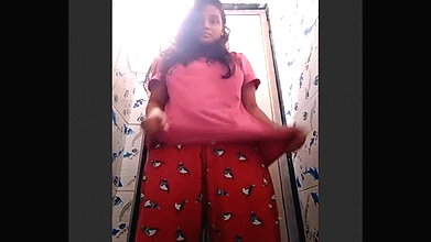 In bathroom