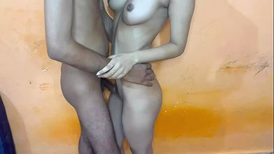 Beautiful Indian girl in slim figure