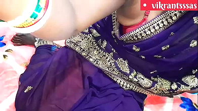 Desi Indian sister-in-law left her neighbor father-in-law
