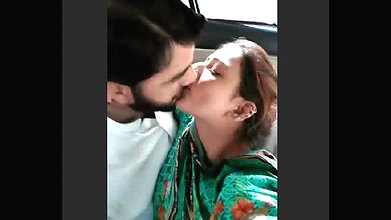 Paki Couple Enjoying in Car