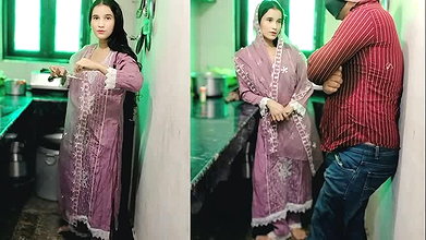 Eid ke din sebai dene ke bahane chachi ko pel diya