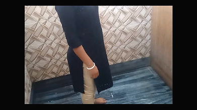 Village Bhabi Black Clower Dress Fuck