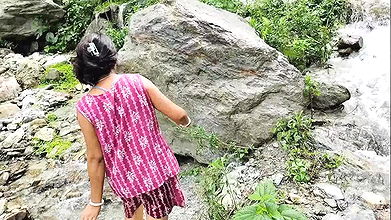 Village Indian Outdoor Risky Fucking With My Hot Maid 75M