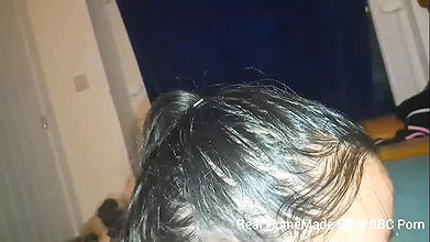 On My Knees Sucking Big Black Cock Big Dick and Groaning