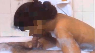 Naked Priya Soapy Boob Massage in hotel bathtub and she sucks my cock slowly  Slowmo Part 2 of 4 F20