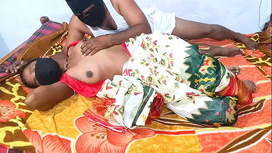 Indian Real Couple Homemade Blowjob Boobs sucking pussy licking Fucking