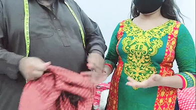 XXX Desi Village Girl’s Body Measurements Taken By Her Tailor In Sexy Ways, Then She’s Fucked In All Holes With Clear Hi