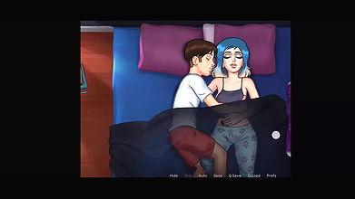 Summertime Saga – Rough Sex Scene with Eve – Shower Sex – Animated Porn game