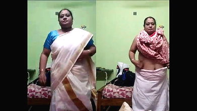 Desi fatty aunty change
