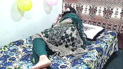 Indian Desi StepMom Playing with Her Step Son Big Ass stepmom Hindi Audio