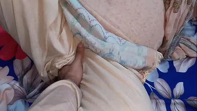 Husband had sex with his beautiful Indian wife she was watching a movie on mobile