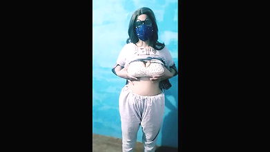 Hot Desi stepmom big monster boobs