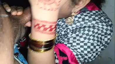 Desi girlfriend surprised me by calling me home at night