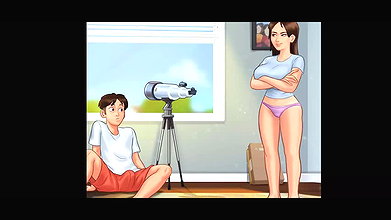 All Sex Scenes With Yoga Teacher – Threesome With Teacher – Animated Porn Game