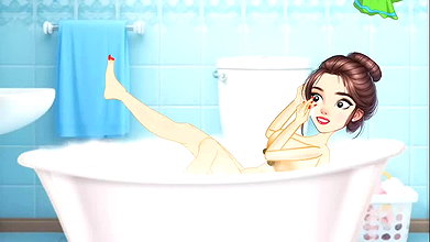 Fucking wife under the shower, inserted huge dick inside girl’s pussy