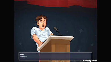 Summertime saga Anon gets his dick cummed by her teacher