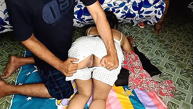 Yoga trainer tore my pajamas N fucked my pussy hindi audio