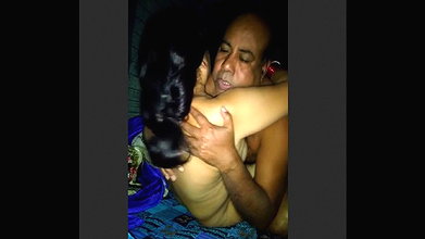 real village sasur and bahu enjyoing in night