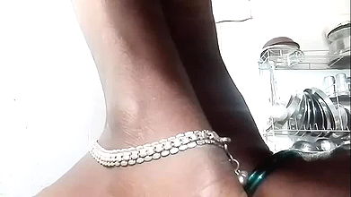 Fingering and cumshot on cam masturbation series with unusual dildos College student fingers herself in the bathroom