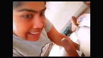 Cute Desi Girl Blowjob and boobs Fucking