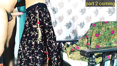 sexy beautiful indian Gujarati sister sucking cock (ghaghra choli) very sensually