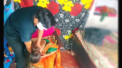 Leg shaking squirting orgasm.Indian Bhabhi Bebo’s first time, Suhaagraat with her husband.standing fucking Indian Big-Ass wife