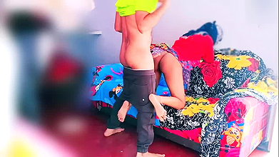 Indian bhabhi home alone cheats on her Husband and gets fucked by devar