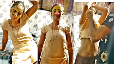 government school girl after school changing her cloth then suddenly step brother was come inside and he seen her sister was nak