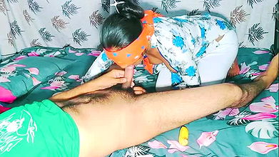 GF BF Indian Virgin School Girl In Her First Sex Video in his bedroom with boyfriend