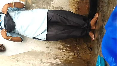 Desi Indian (HD) Schoolgirl bathroom fingering hairy pussy with orgasm caught camera mms leaked viral video