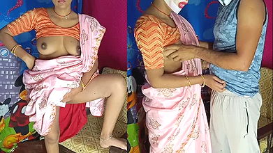 Desi Housewife seduce and Hardcre Fuck with Her Servent During massage servent take advantage