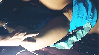 Desi housewife’s brother-in-law made her happy by the chut chat vigorously