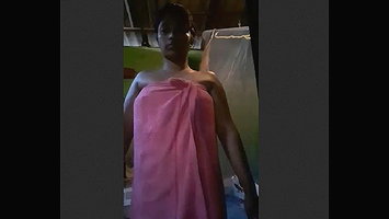 Cute Village Girl Wearing Cloths