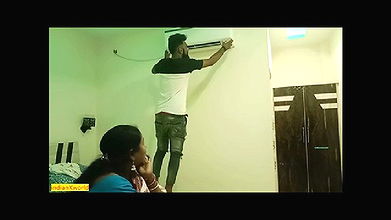 Indian cheating wife XXX hot sex with ac technician! Bhabhi sex