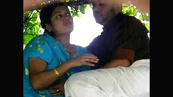 Lover outdoor having