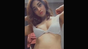 Dusky babe removing Bra Panty to show Nude Boobs and big Ass