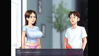 hot desi bhabi dever in summertime saga
