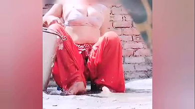 girl showering alone in her soft body and in the bathroom with her