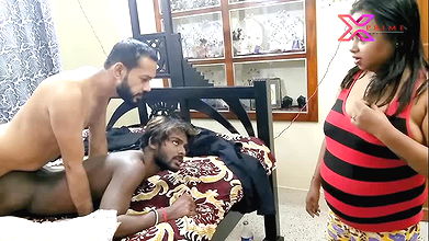 Friend and his Wife – joined hands in Threesome