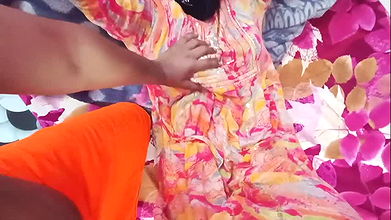 The new sister-in-law calls her brother-in-law to the room and secretly