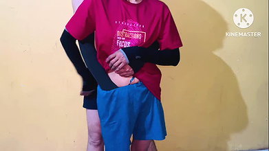 The brother-in-law called the beautiful Rajjo Bhabi of the village and kicked her ass