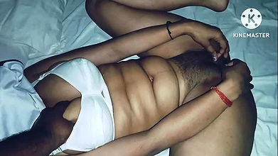 Stepmother shares the bed with her stepson and very horny lets her stepson fuck her cuckold husband shares wife with stepson