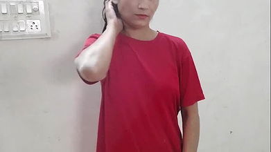 School girl homwork nhi kiya to chod diya