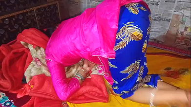 Finding Bhabhi alone at home, I took her to the bed and fucked her a lot