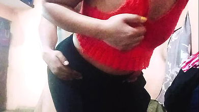 Enjoying with school girl friend