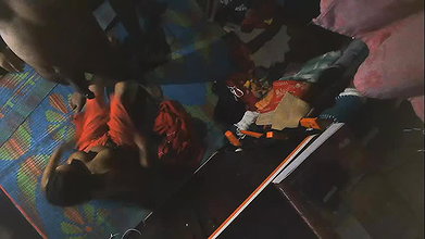 Big Boobs Bhabhi Sex with Landlord in Night