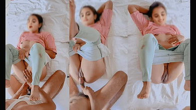 Beautiful Indian village Stepsister Suman sex in outdoor with her stepbrother, xxx video tight pussy getting fucked hindi
