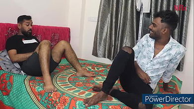 two boys cheating a girl and made a threesome fuck. Gagged the girl