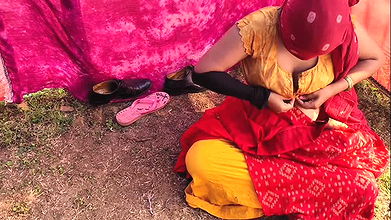 Village aunty Rajesh wife Fucked by His sons Friend hot Hindi sex video