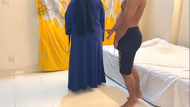 Muslim Arab Hot Granny Fucked By Grandson With Hands Tied!